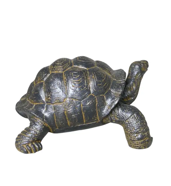 Product image 6 of the product “Turtle, 47cm Length | GRC (Glassfibre Reinforced Concrete), Copper Finish ”
